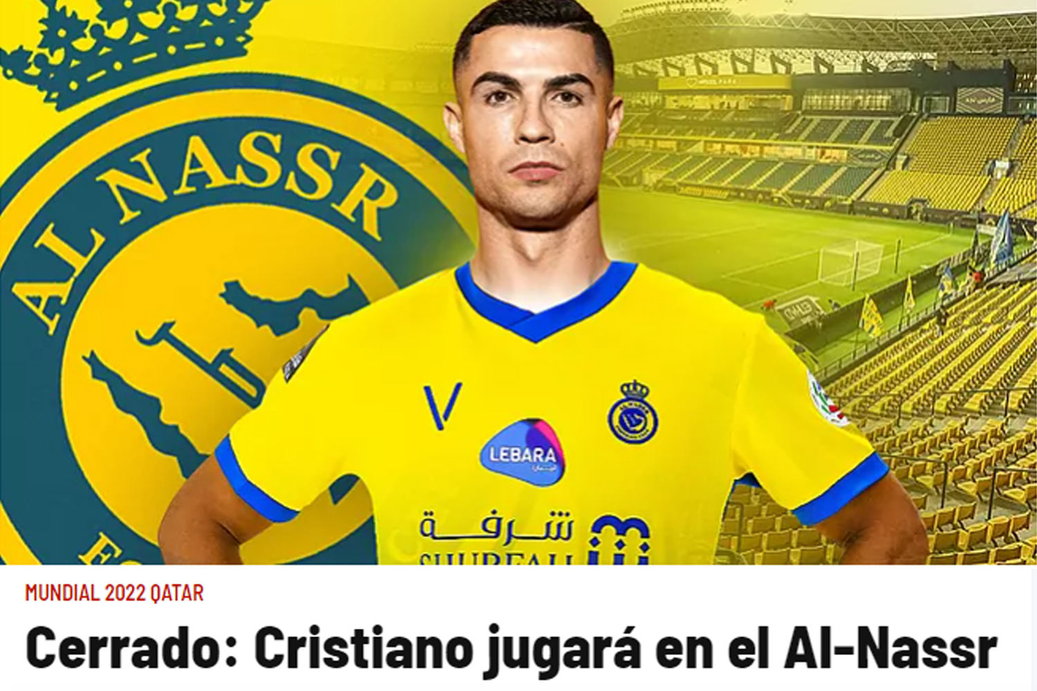 Cristiano Ronaldo fecha com Al Nassr, da Arábia Saudita, crava jornalista