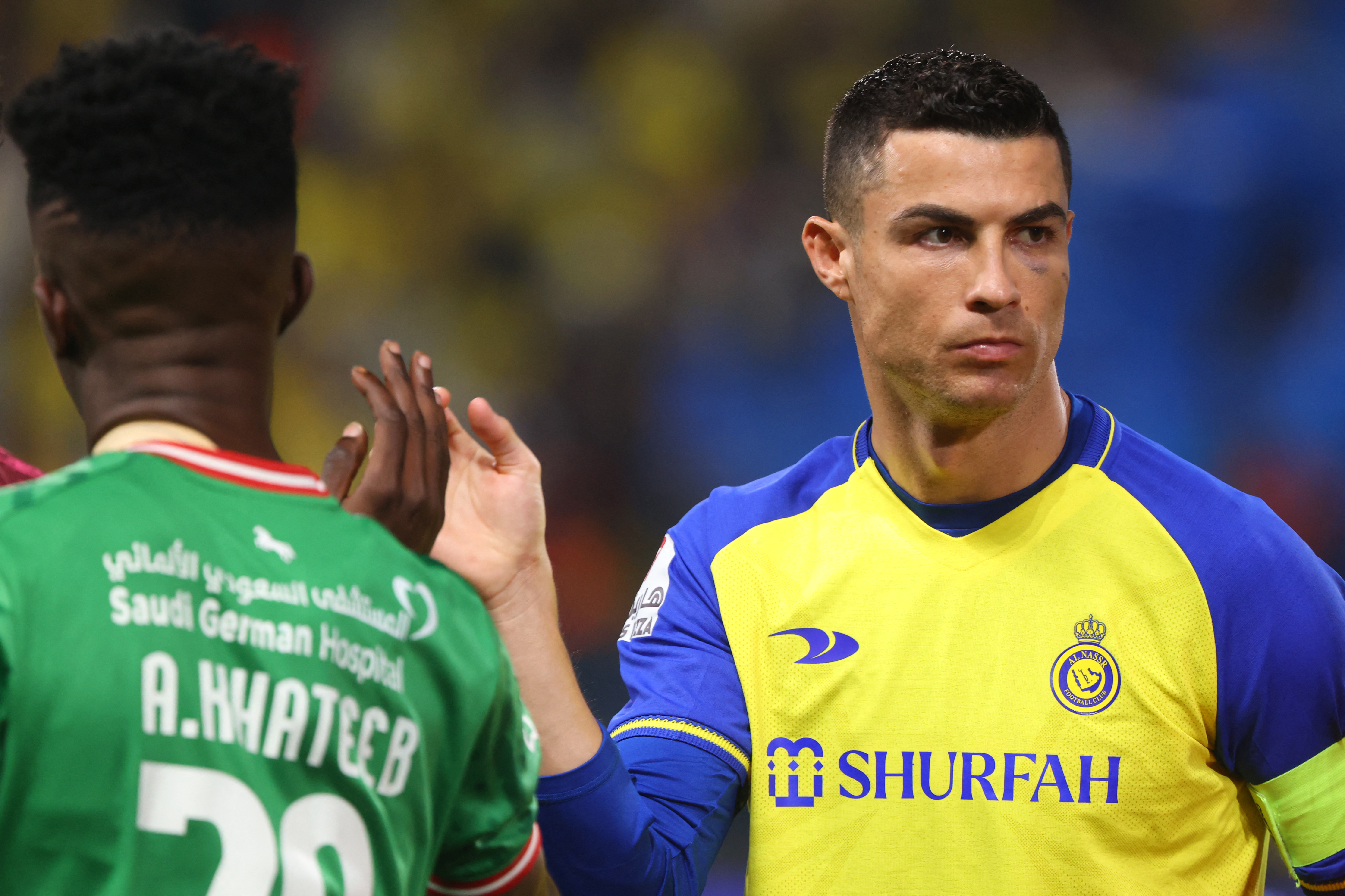 Cristiano Ronaldo passou em branco na estreia pelo Al Nassr -
