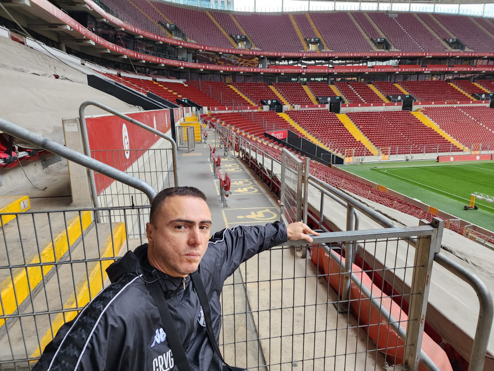 Área de acessibilidade do estádio do Galatasaray -