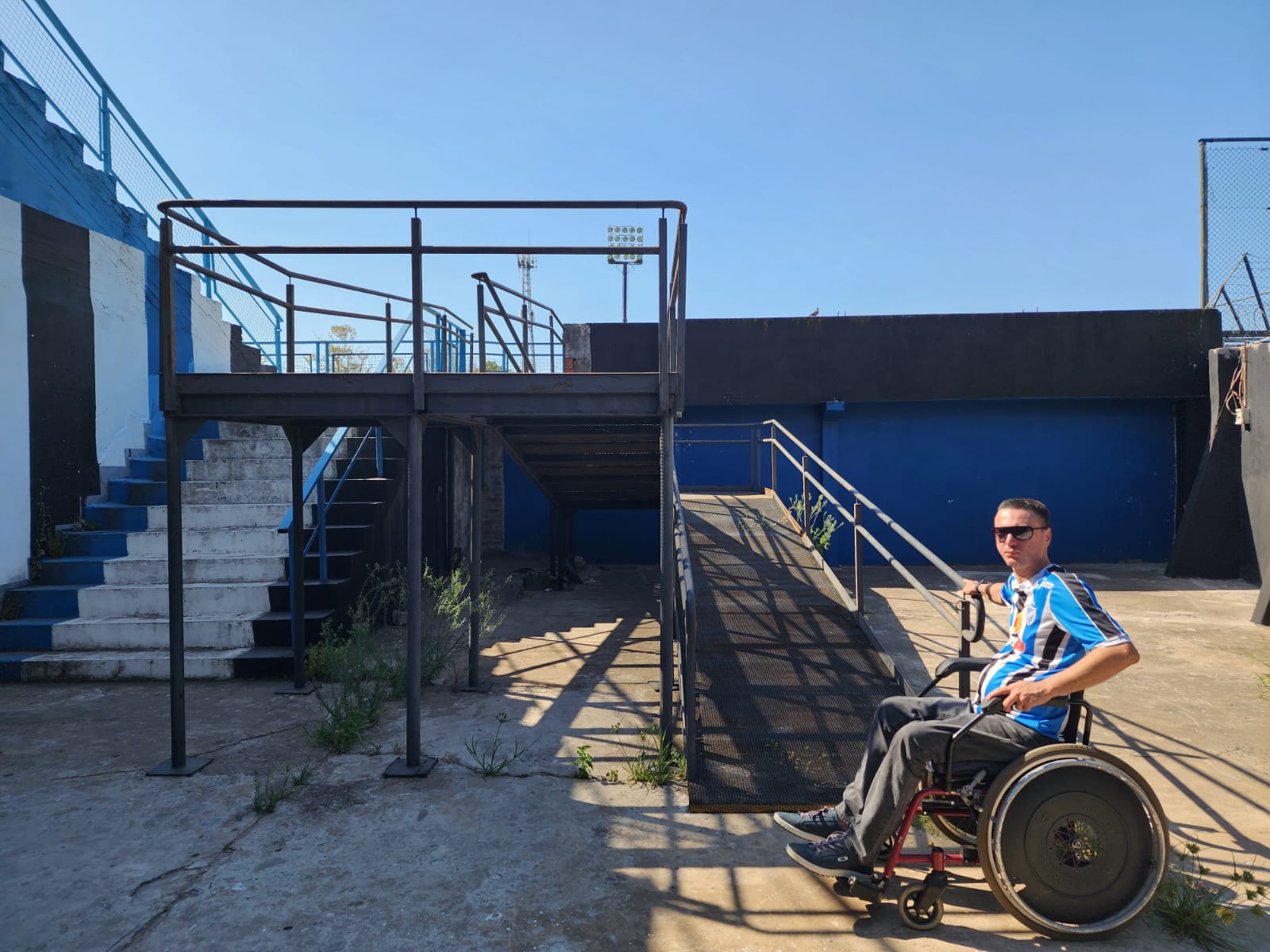 Estádio do Club Almagro pensou em acessibilidade -