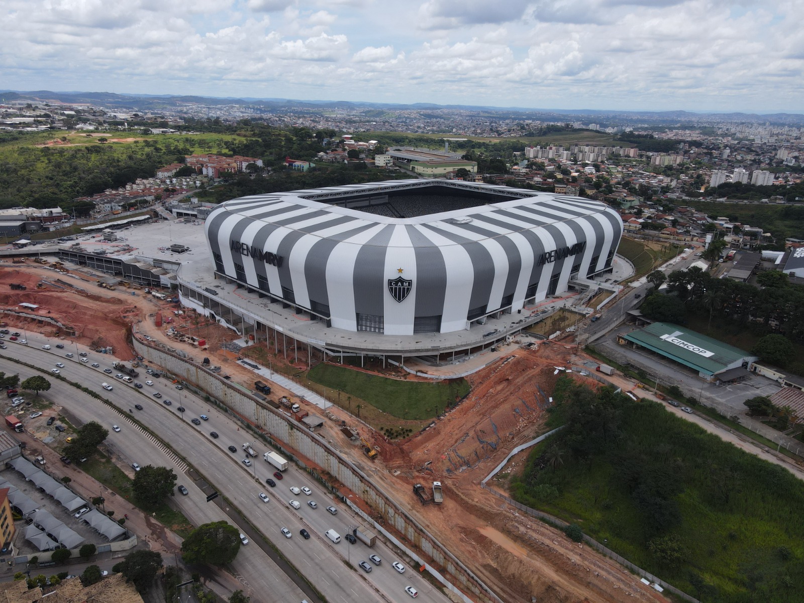 Falta pouco: como estão as obras da Arena MRV, a nova casa do Atlético-MG