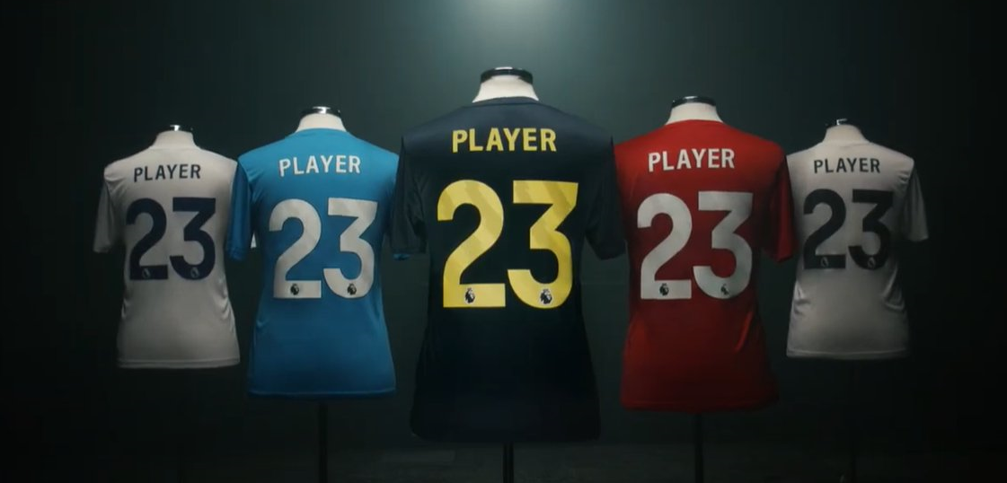 Nova identidade visual das camisas da Premier League