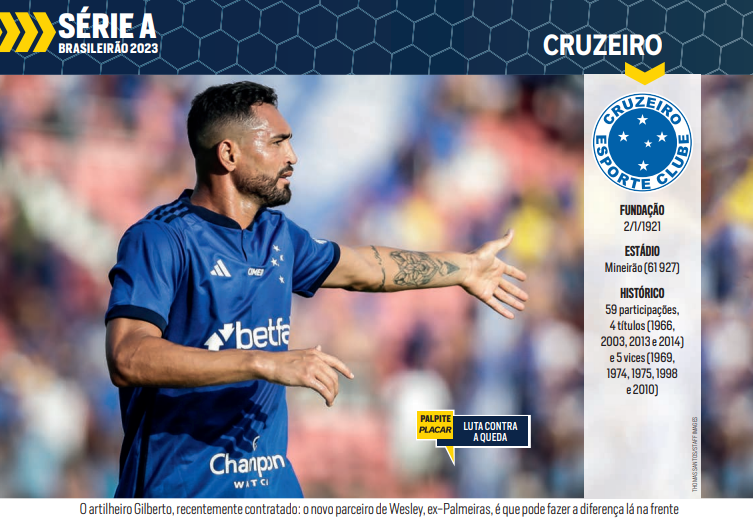 Gilberto, Cruzeiro