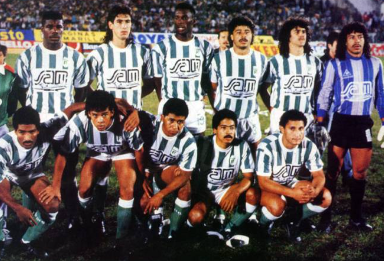 Atlético Nacional, de Higuita, superou o Millonarios nas quartas, em 1989, e foi o primeiro colombiano campeão da Libertadores - Divulgação / Conmebol