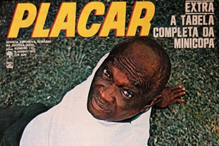 Mário Américo, o histórico massagista da seleção, na capa de PLACAR
