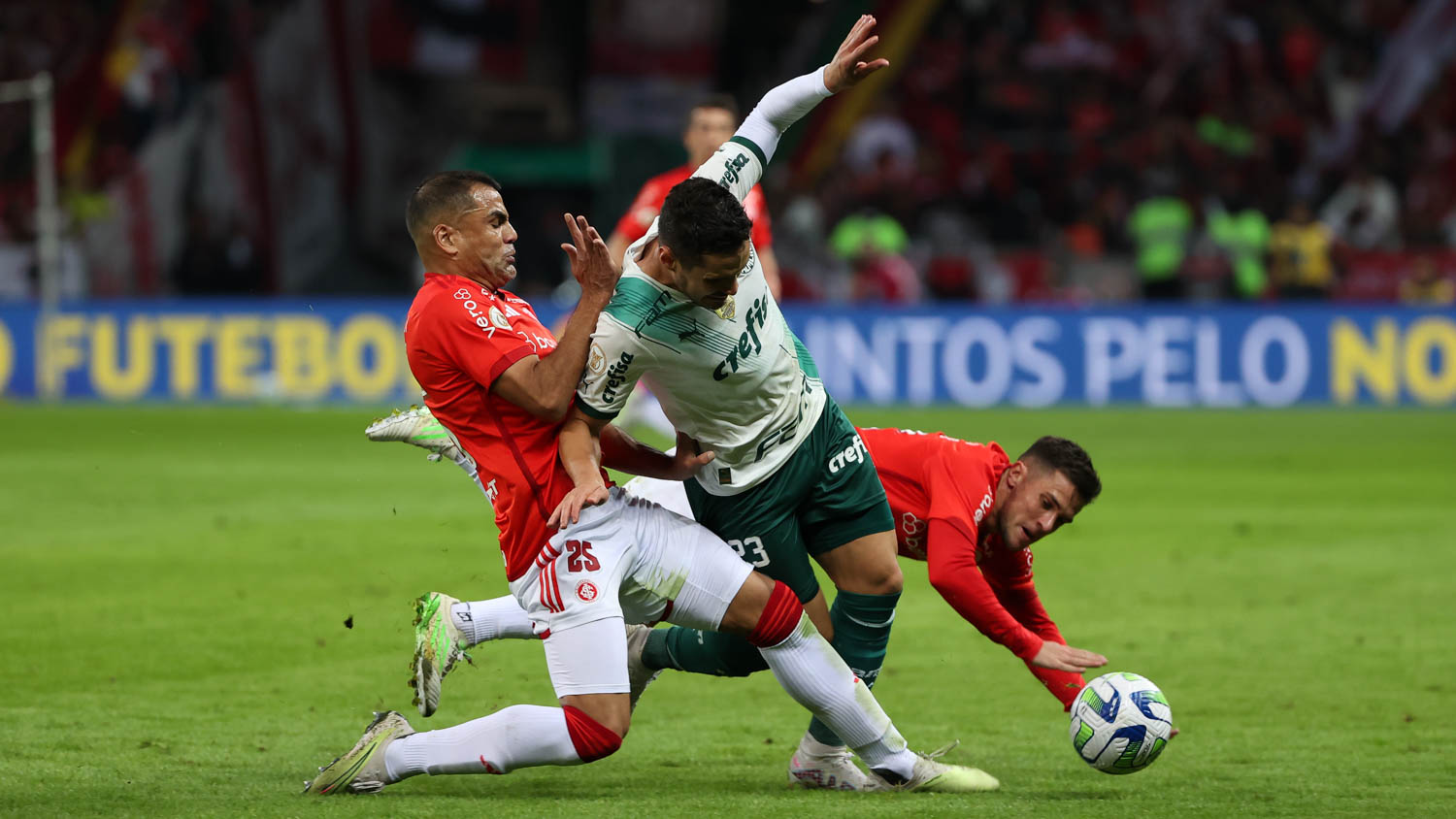 Internacional e Palmeiras ficam no empate sem gols e fecham o domingo de Brasileirão - Foto: Cesar Greco/Palmeiras