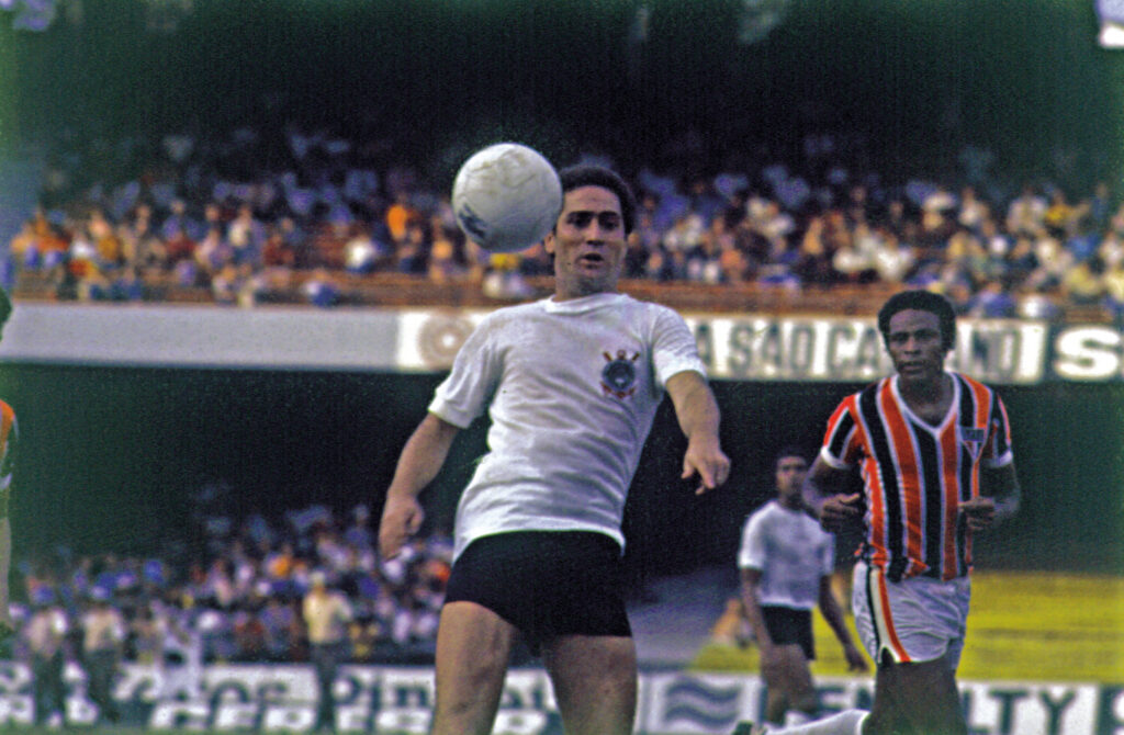 Palhinha durante jogo entre Corinthians x São Paulo pelo Paulista de 1977 - Jose Pinto