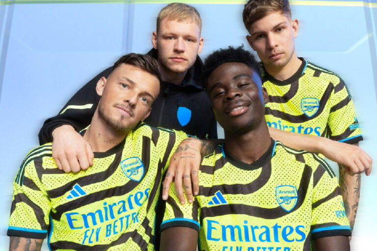 Arsenal lança nova camisa inspirada no mapa de Londres