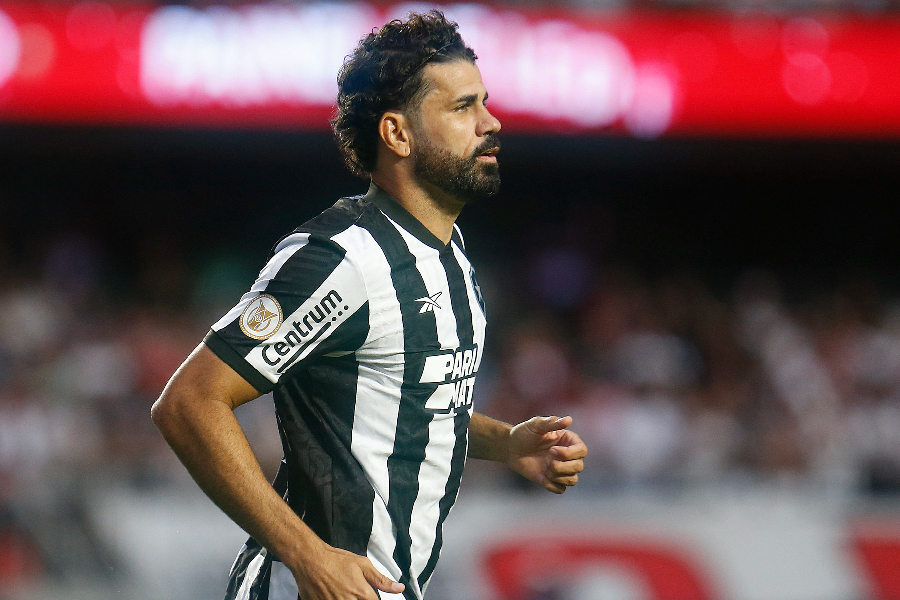 Diego Costa já estreou diante do São Paulo - Vitor Silva/Botafogo.