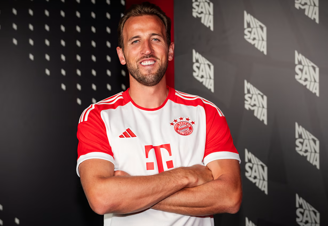Harry Kane é anunciado oficialmente pelo Bayern de Munique