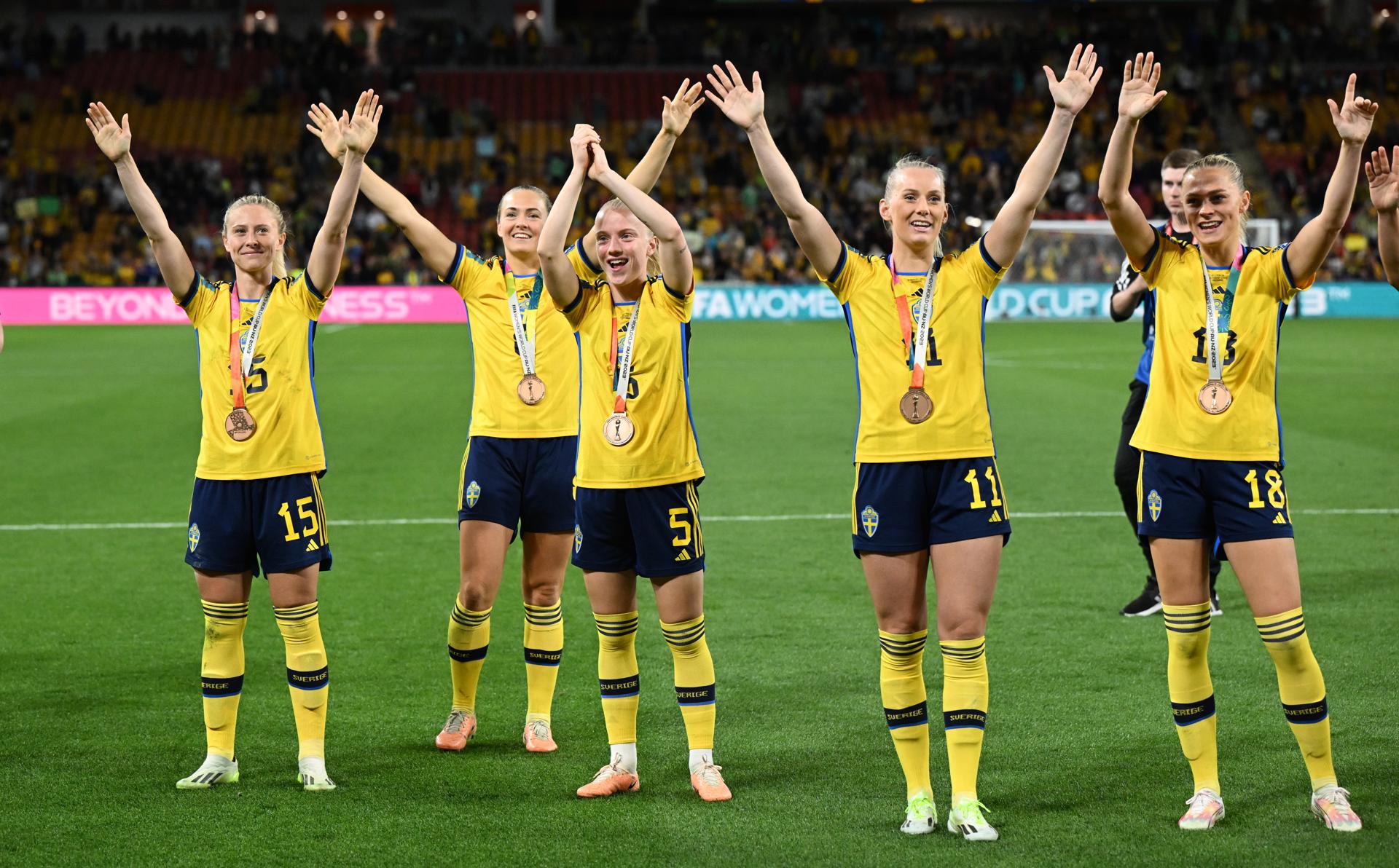 Copa feminina: Suécia vence Austrália e fica com a terceira colocação