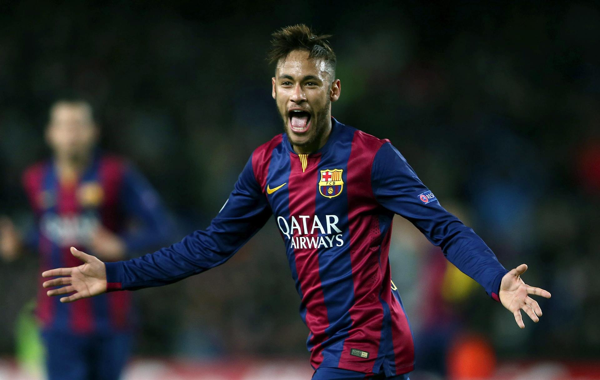 Neymar brilhou no Barcelona de Lionel Messi e Luis Suárez - EFE/Toni Albir