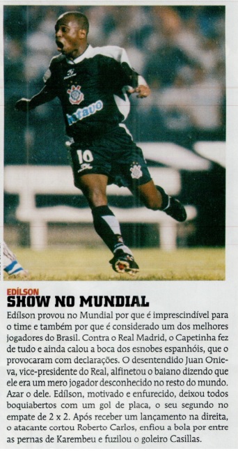 Corinthians e Real Madrid empatam em jogo festivo e repetem placar do  Mundial de 2000