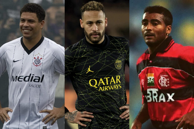 Em que patamar estavam outros craques da bola na idade de Neymar