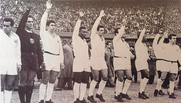 Santos, de Pelé, campeão da Libertadores de 1963 - Acervo Santos/Reprodução