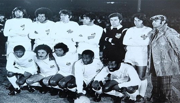Santos com Pelé e companhia na final do Paulistão de 1973 - Acervo Santos