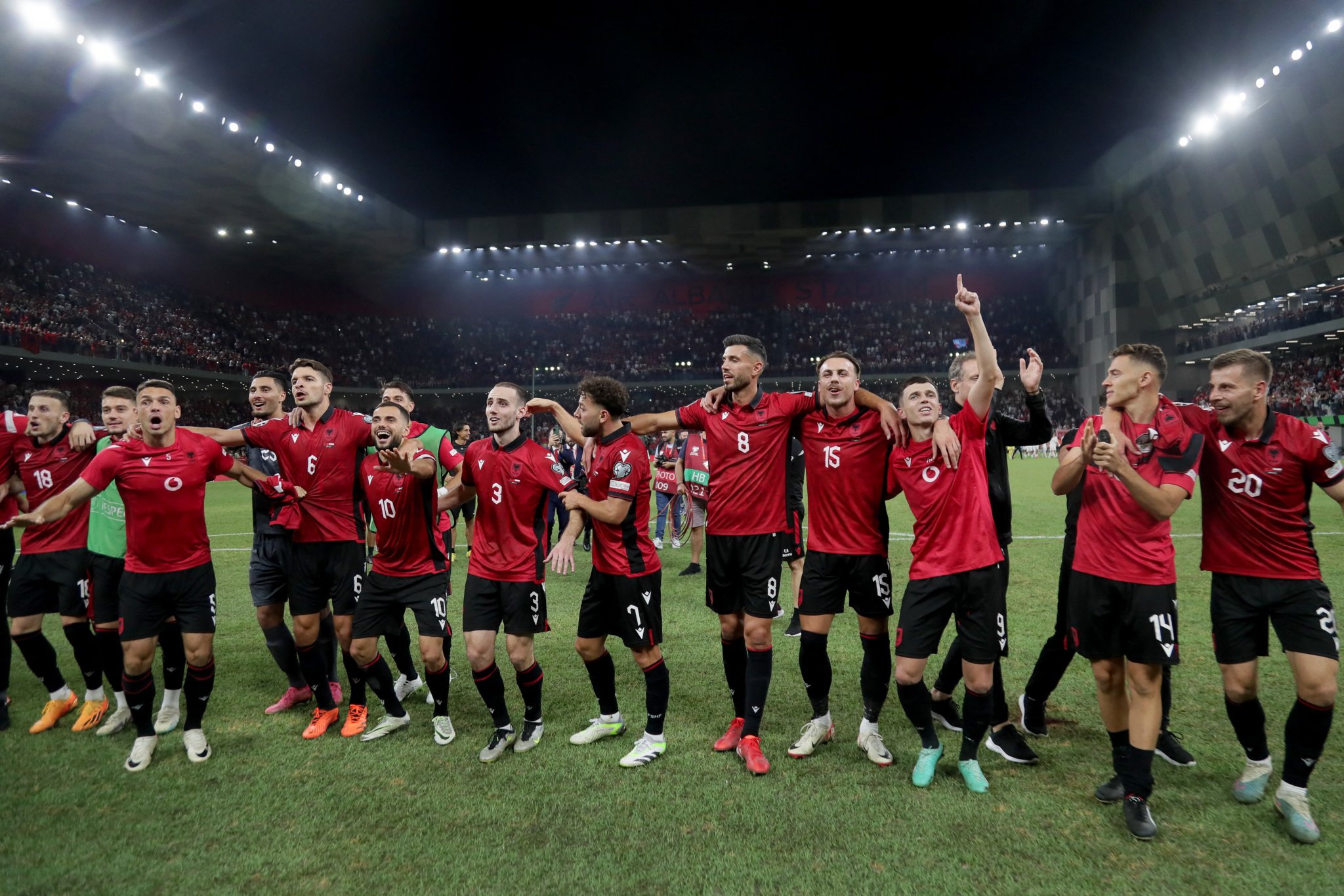 Albânia não vencia a seleção da Polônia há 70 anos - ADNAN BECI / AFP