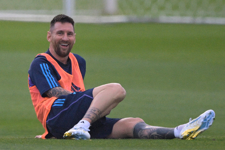 Messi está com a seleção argentina para a disputa das Eliminatórias - Juan Mabromata/AFP