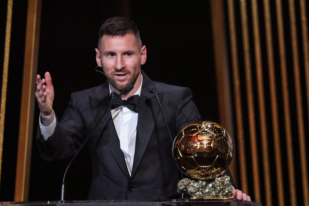 Lionel Messi conquista a Bola de Ouro pela oitava vez - Franck Fife/AFP