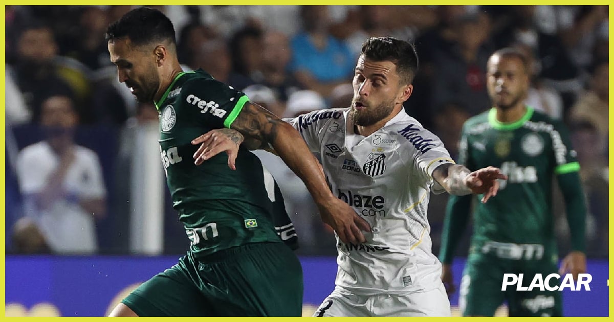 SÃO PAULO, SP - 13.03.2022: SANTOS X PALMEIRAS - Rony in the match