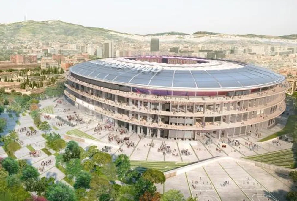 Barcelona apresenta novas imagens de projeto do novo Camp Nou