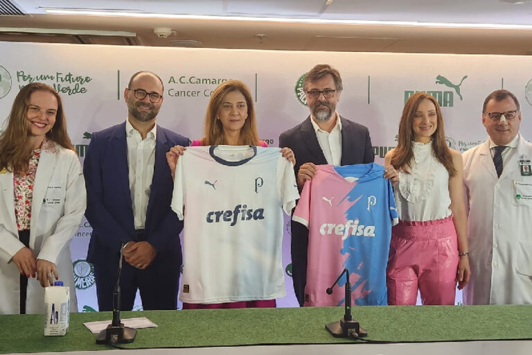 Palmeiras vestirá azul e rosa em ação de combate ao câncer