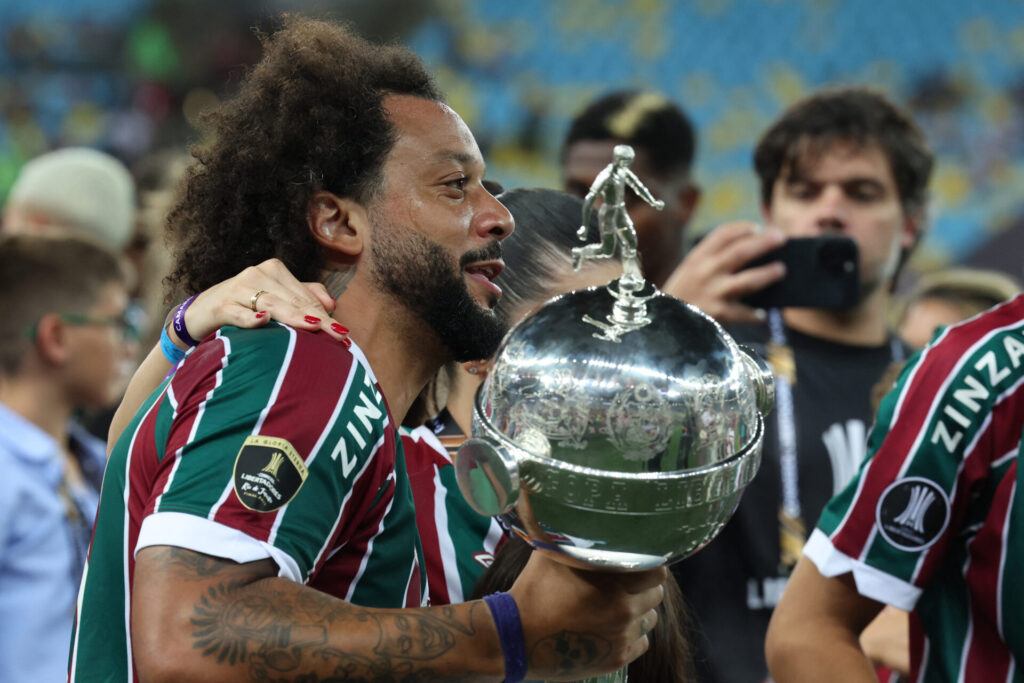 Marcelo volta para casa após 16 anos de Europa e conquista a Libertadores - PABLO PORCIUNCULA / AFP