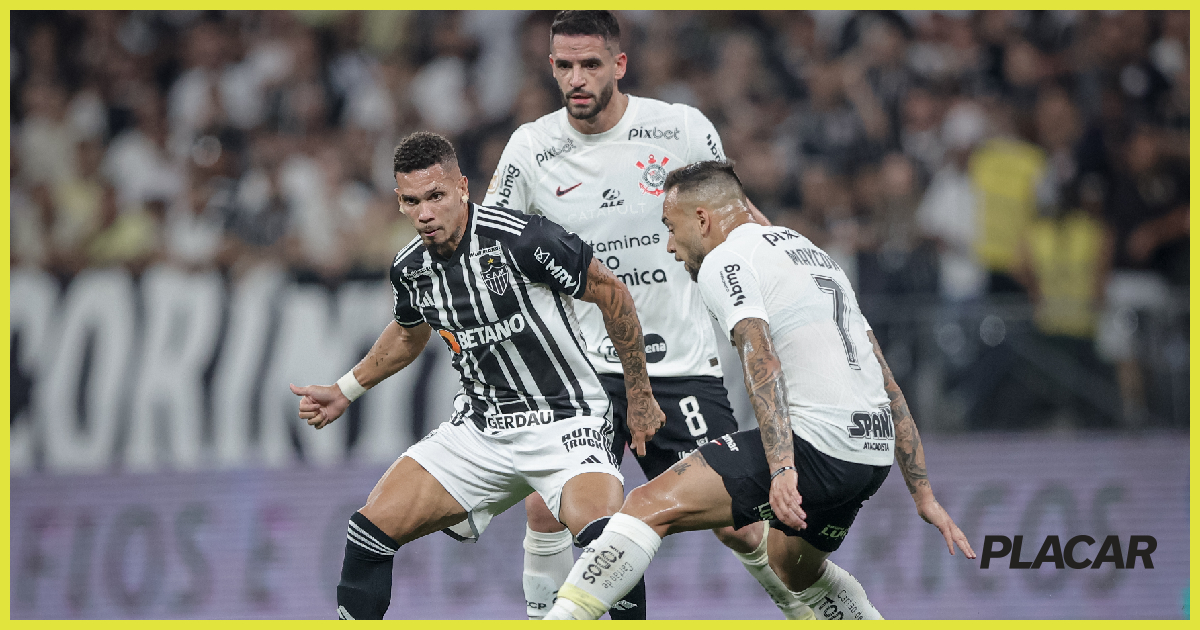 Corinthians sai na frente, mas leva empate do Atlético-MG e cai