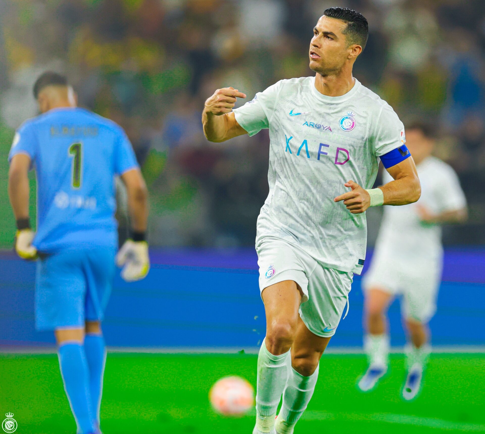 Cristiano Ronaldo celebra goleada do Al-Nassr sobre o Al-Ittihad - Divulgação/Al-Nassr