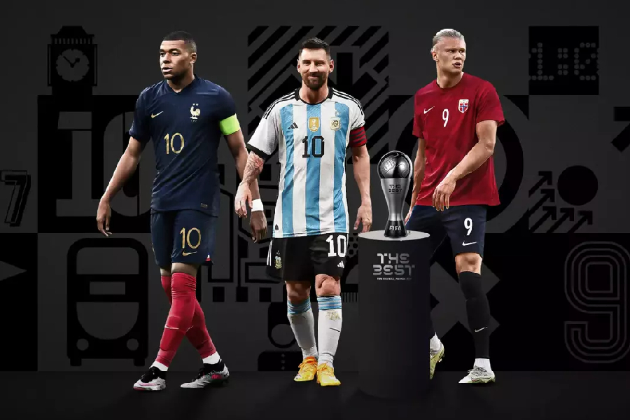 Mbappé, Messi e Haaland disputam a premiação - Fifa/Divulgação