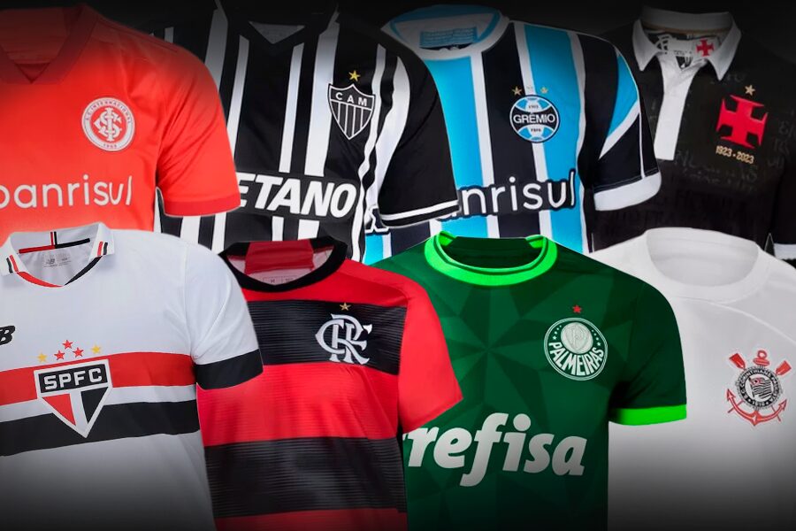 Todas acima de R$ 200: quanto custa a camisa dos clubes brasileiros