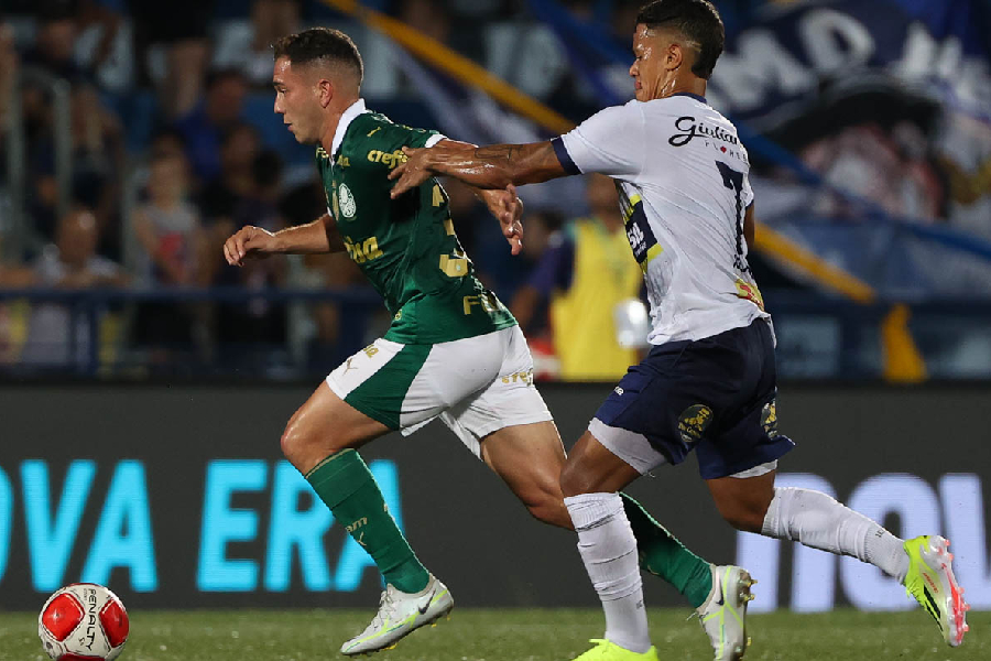 Palmeiras sofre empate frustrante na reta final contra o lanterna Santo André