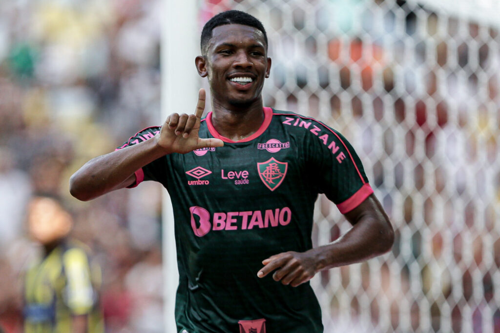 Lelê marcou o gol do Fluminense diante do Madureira - LUCAS MERÇON/FLUMINENSE FC