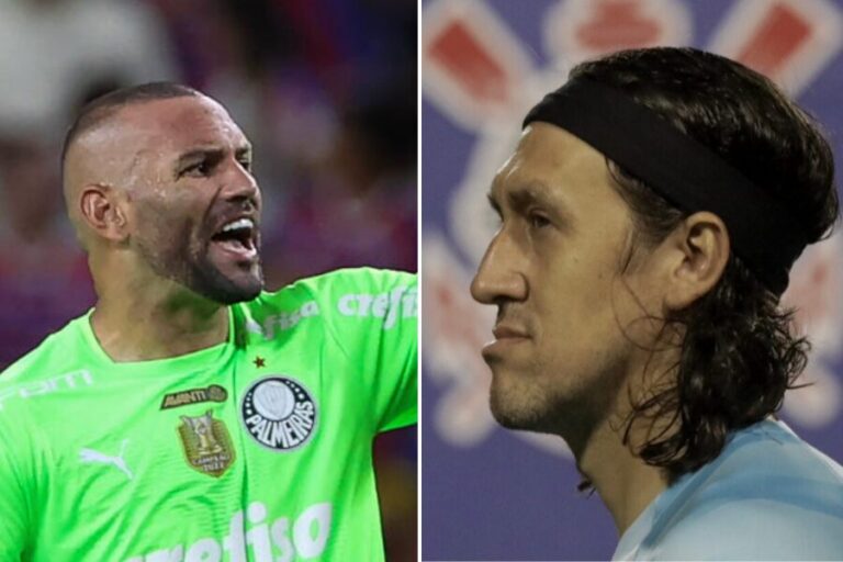 Weverton e Cássio são alvos de contestação após falhas em dérbi
