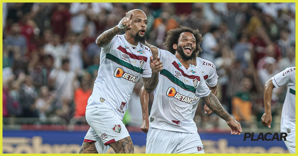 Felipe Melo e Marcelo foram campeões da Libertadores pelo Fluminense e atuaram em Copa do Mundo - Foto: Marcelo Gonçalves/FFC