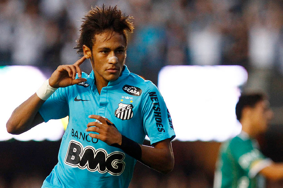 Neymar foi protagonista na conquista do estadual de 2012, no Morumbi - Ricardo Saibun/Santos FC