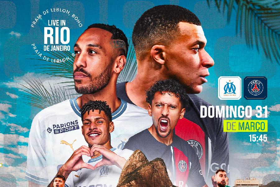‘Le Classique’: Ligue 1 promove Olympique de Marselha x PSG em evento no Rio