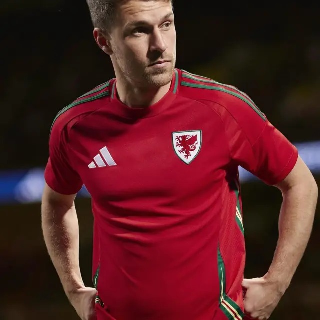O uniforme do País de Gales para a Eurocopa 2024 - Foto: Divulgação / JD Football