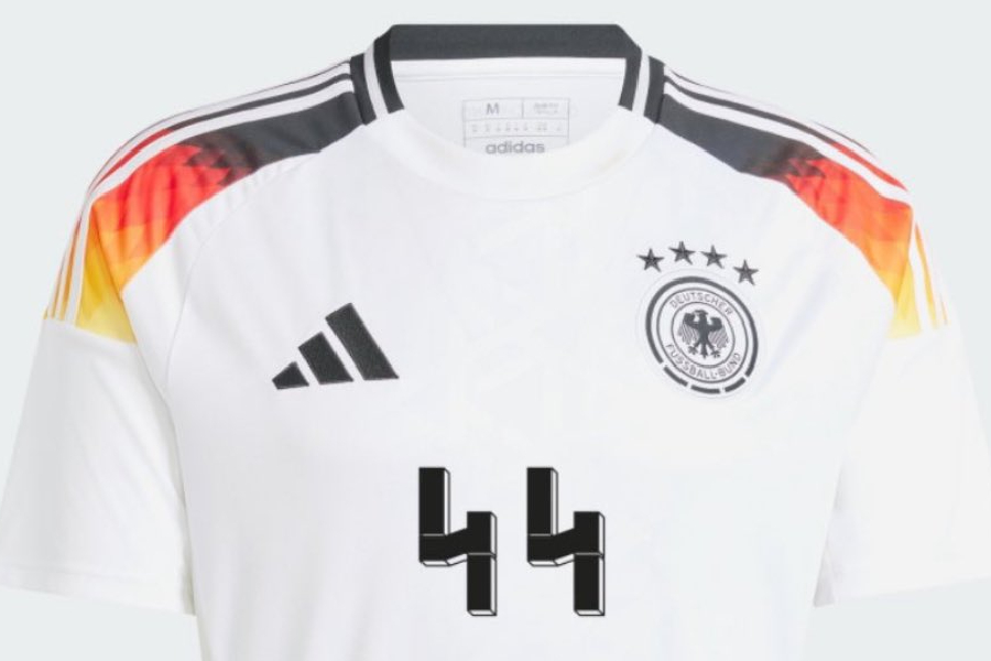Por alusão ao nazismo, Adidas bloqueia número 44 nas camisas da Alemanha