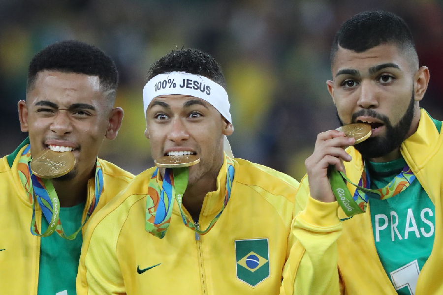 Brasil x Alemanha, Rio-2016, Gabriel Jesus, Neymar, Gabigol - ALEJANDRO ERNESTO/EFE