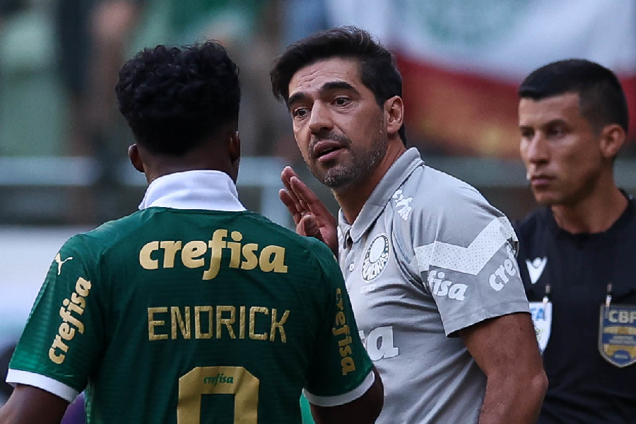 Abel Ferreira deve contar com Endrick entre os titulares para a partida no Equador - Cesar Greco/Palmeiras