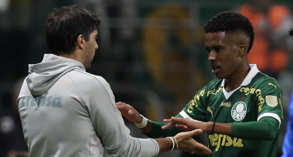 Abel Ferreira pediu calma com Estevão - Cesar Greco / Palmeiras
