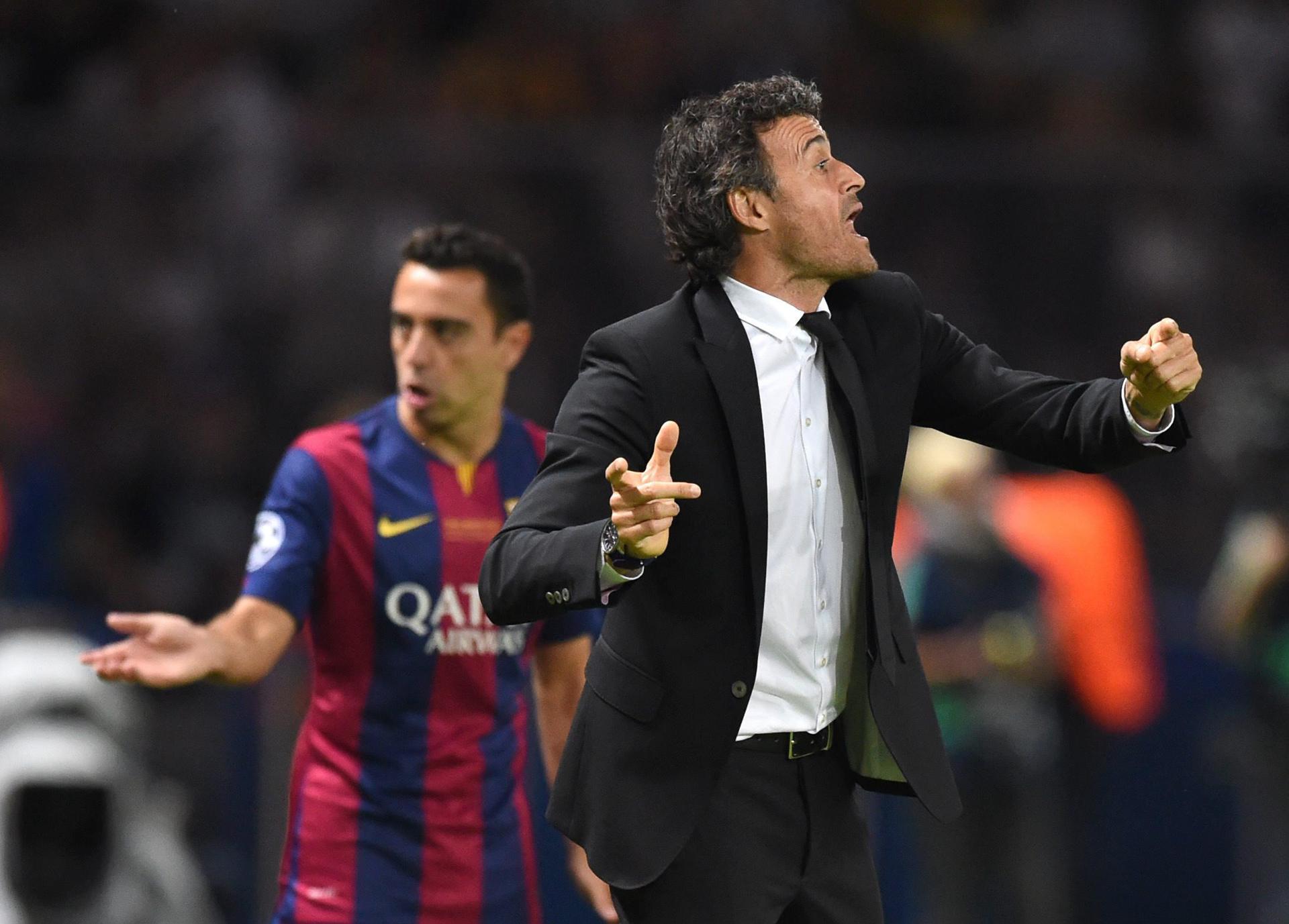 Luis Enrique diz representar mais a filosofia do Barça do que Xavi