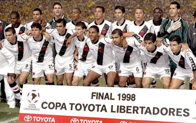 Time do Vasco campeão da Libertadores de 1998 - Divulgação