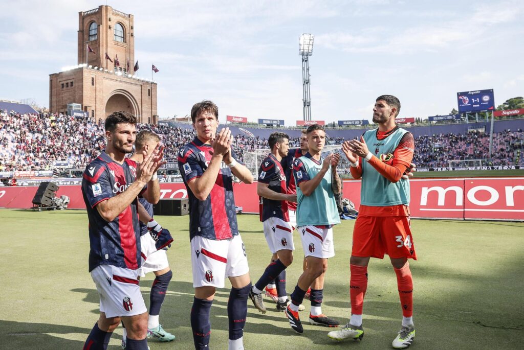 Equipe do Bologna durante partida contra a Udinese - EFE/EPA/SERENA CAMPANINI