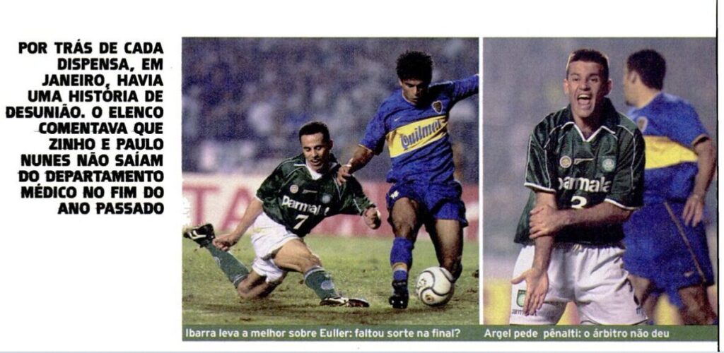 Palmeiras x Boca em 2000