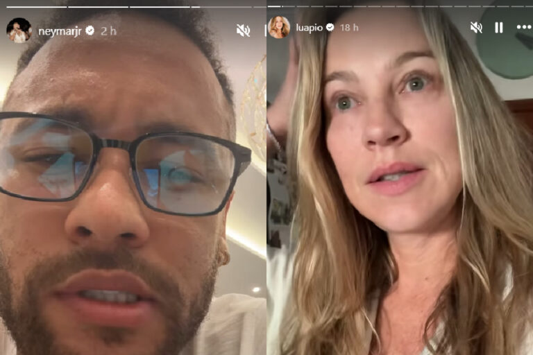 Chamado de mau-caráter, Neymar rebate Luana Piovani: ‘Maluca’