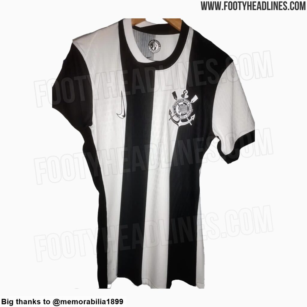 Camisa do Corinthians ainda não tem data para ser lançada/ Footy Headlines/Reprodução