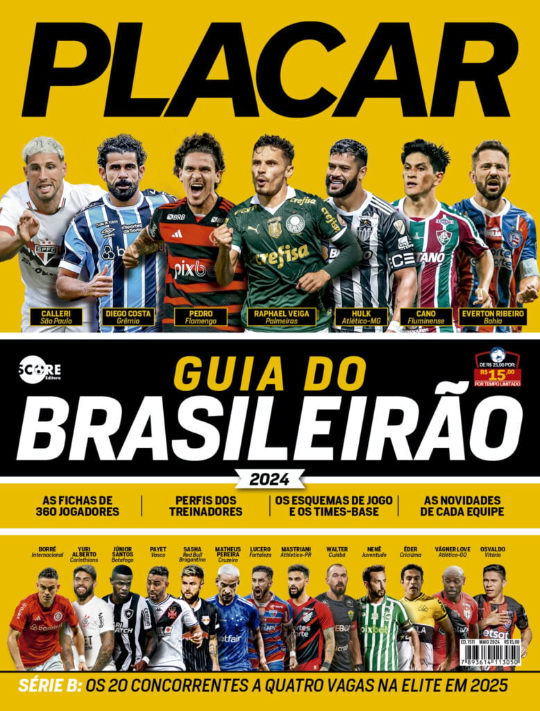 PLACAR lança o guia do Brasileirão 2024; garanta o seu
