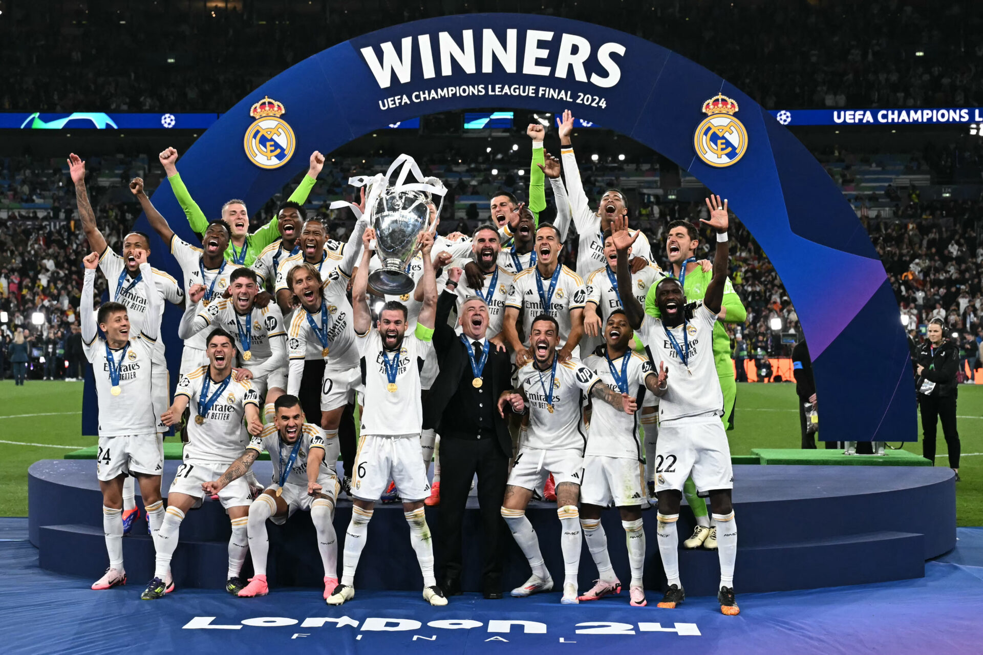 Real Madrid dispara com 15ª taça: os maiores campeões da Champions